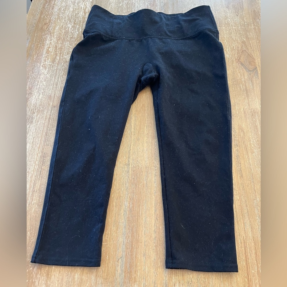 Spanx Cropped Legging Black Size XL